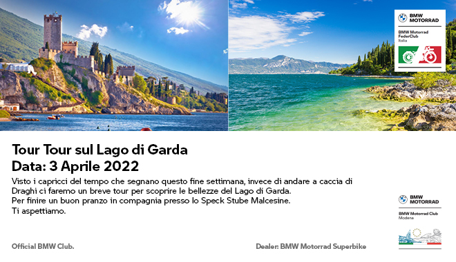 3 Aprile 2022 Tour del lago di  Garda.