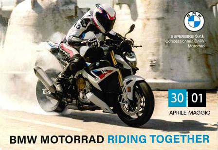 Dal 30 Aprile al 1 Maggio a Modena                                     BMW MOTORRAD RIDING TOGETHER