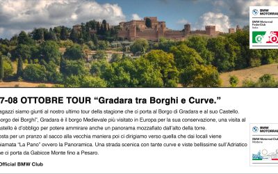 07 -08 OTTOBRE TOUR “Gradara” Tra Borghi e Curve.