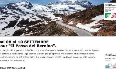 08-10 SETTEMBRE. TOUR “Il Passo del Bernina.”