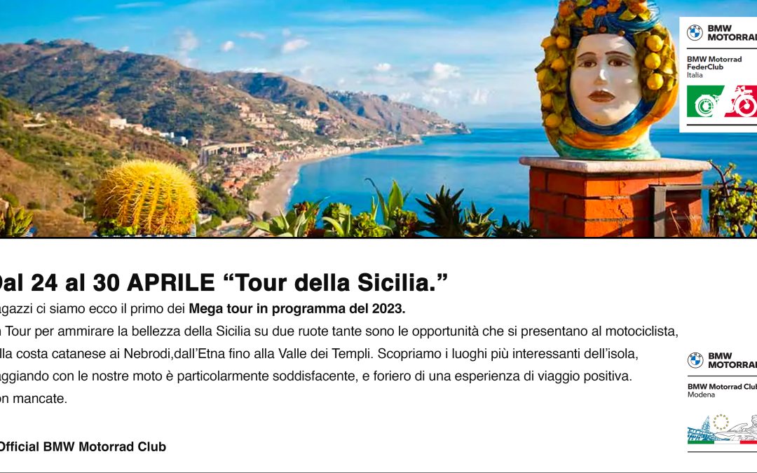24 – 30 APRILE TOUR “La Sicilia.”